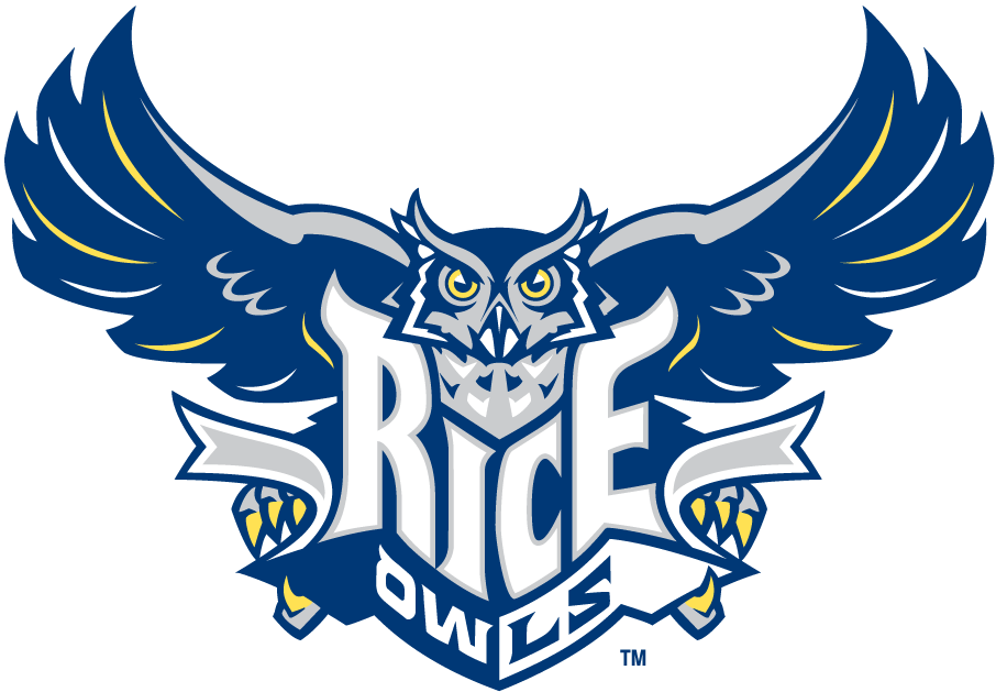 Rice Owls 2003-2009 Primary Logo diy DTF decal sticker